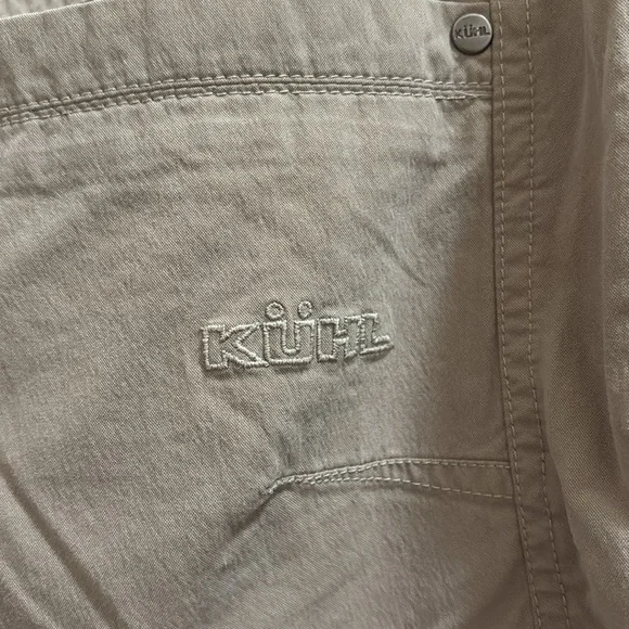 Kuhl Men’s Cargo Hiking Work Wear khaki Vented Pants Size 38 X 32 - Picture 6 of 8